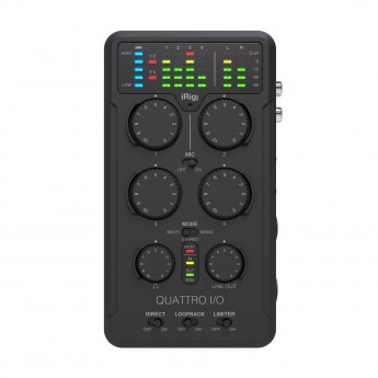 Звуковые карты и интерфейсы IK MULTIMEDIA iRig Pro Quattro I/O 88888 Звуковые карты и интерфейсы IK MULTIMEDIA iRig Pro Quattro I/O 88888